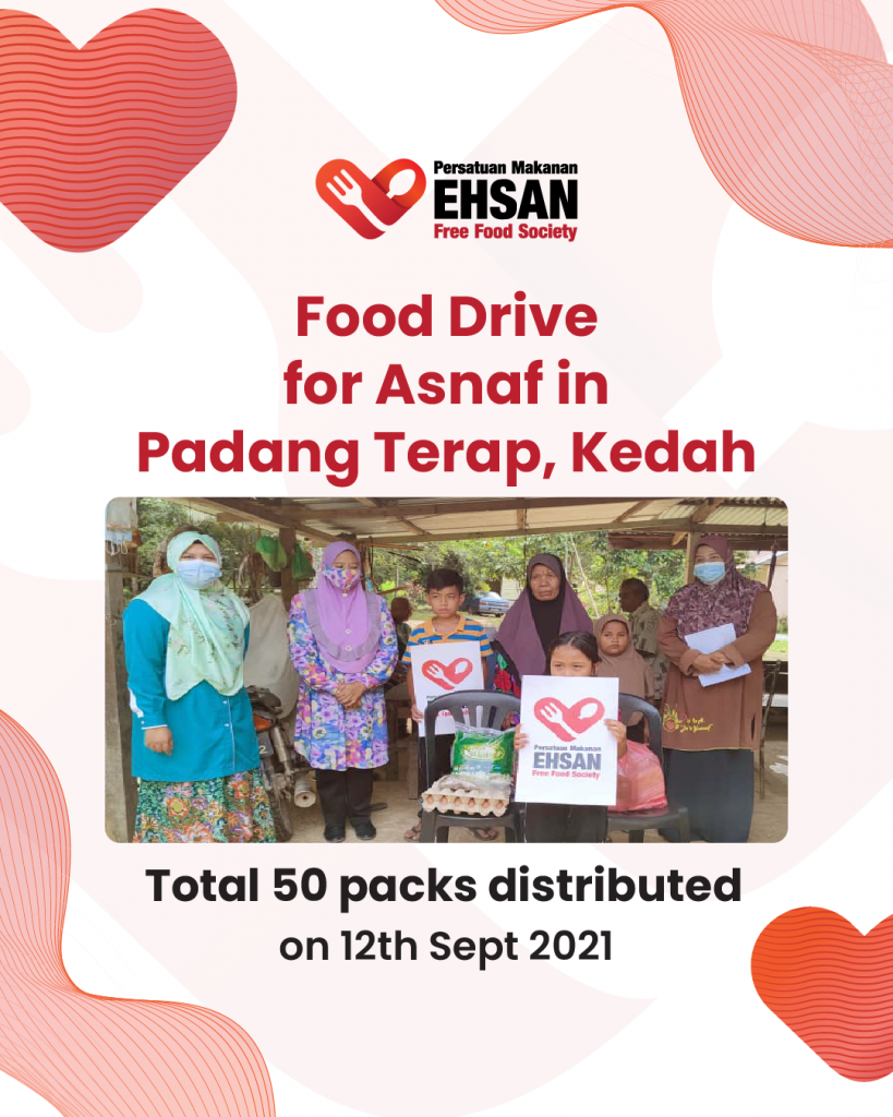 04 October 2021 – Food Packs for Padang Terap, Kedah