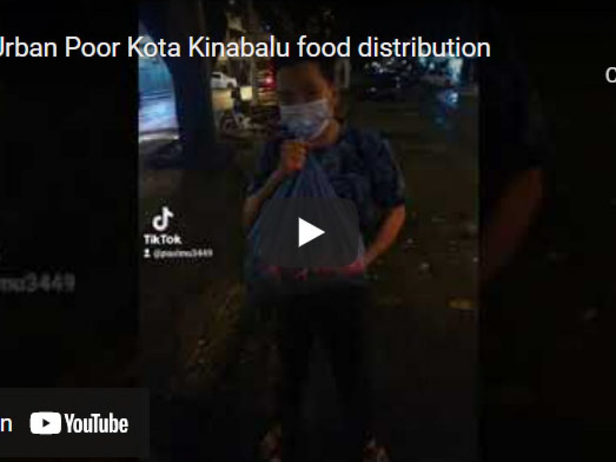 Urban Poor Kota Kinabalu food distribution in October by Paul NST